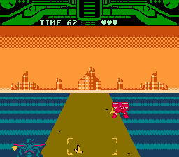 Gunhawk Gameplay: Player facing off against a foe with a machine gun